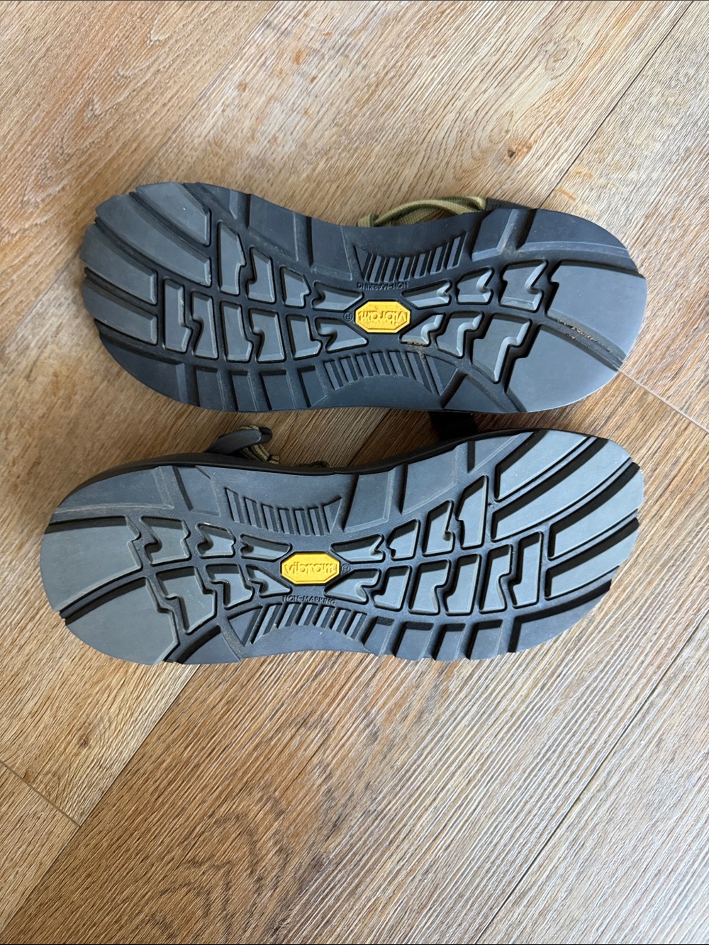 Chaco Women's Strappy Sandals in Olive and Gray - Picture 2 of 3